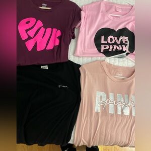 Victoria’s Secret pink tees
